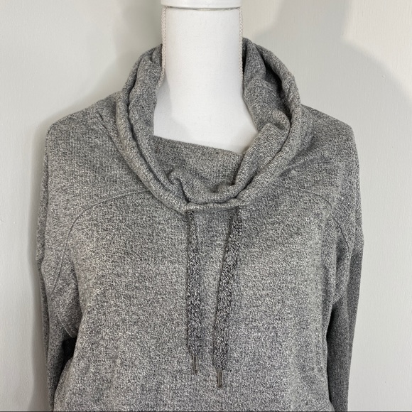 Sweaty Betty Cowl Neck Long Sweatshirt Gray - Picture 3 of 12